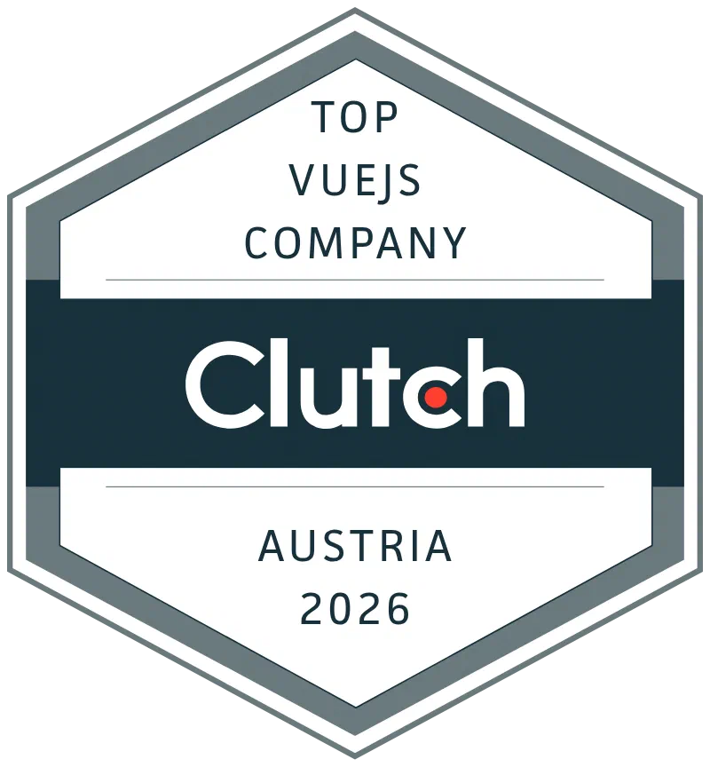 Clutch Top Vue.js Company in Austria 2026 award for Wavect