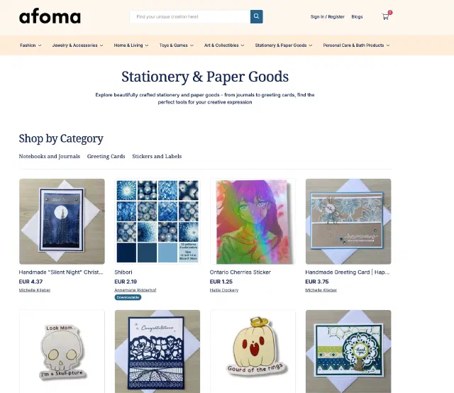 Afoma, screen 5 Afoma, screen 5