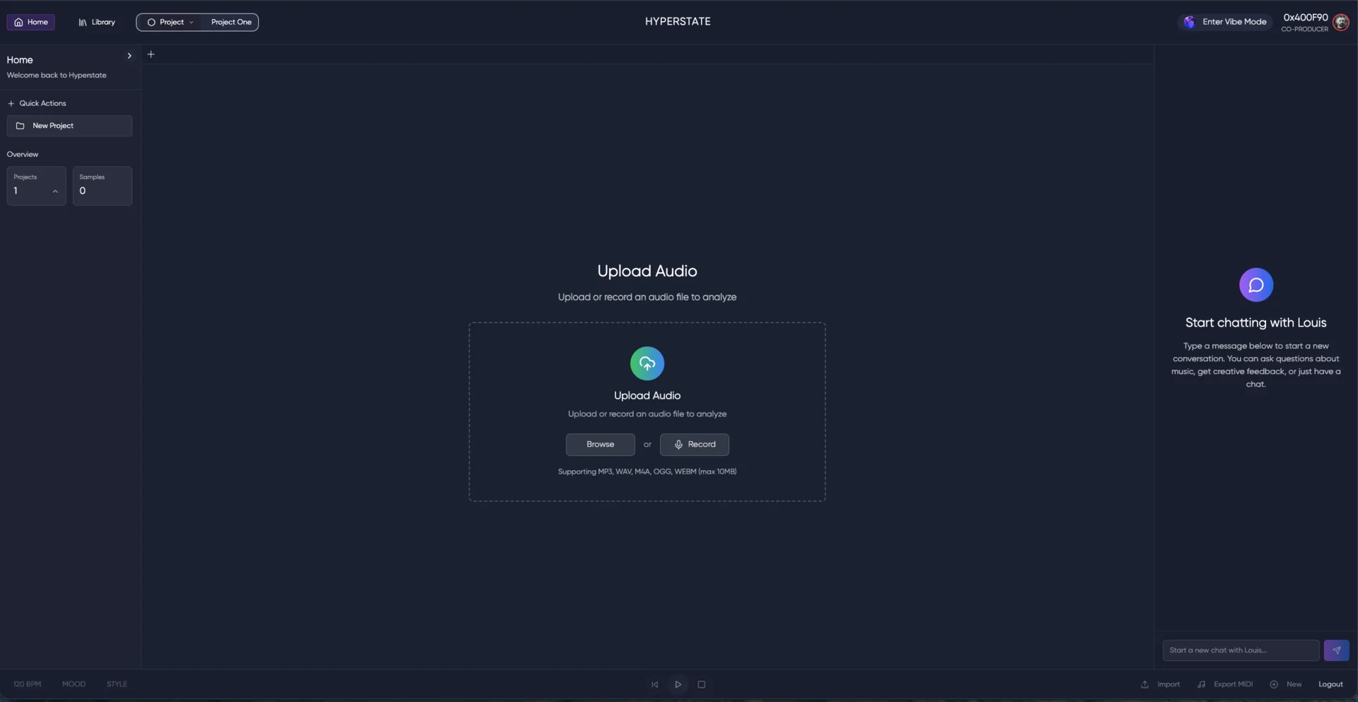Hyperstate AI — screen 2