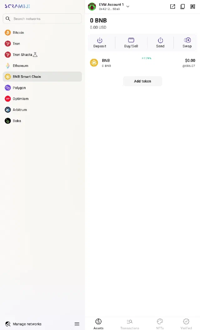 Scramble Wallet, screen 4 Scramble Wallet, screen 4