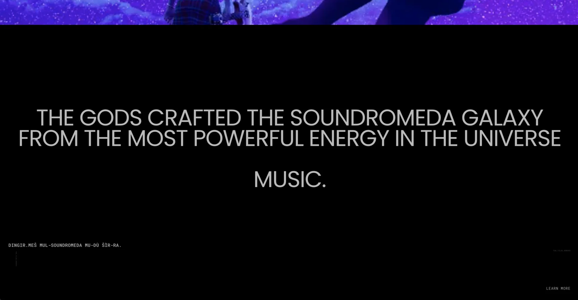 Soundromeda — screen 3